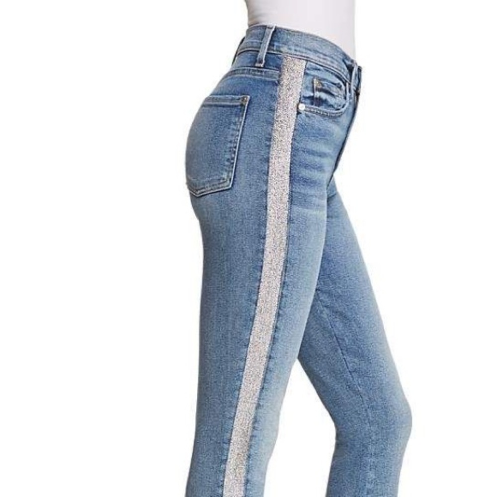 7 For All Mankind Side Stripe High Waist Jeans